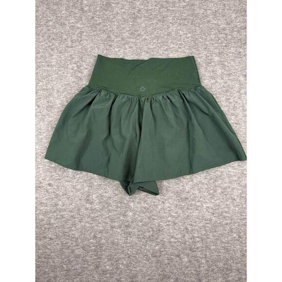 Aerie Offline Real Me Crossover Short Green size Small Athleisure Flirty Flowy - Picture 2 of 8